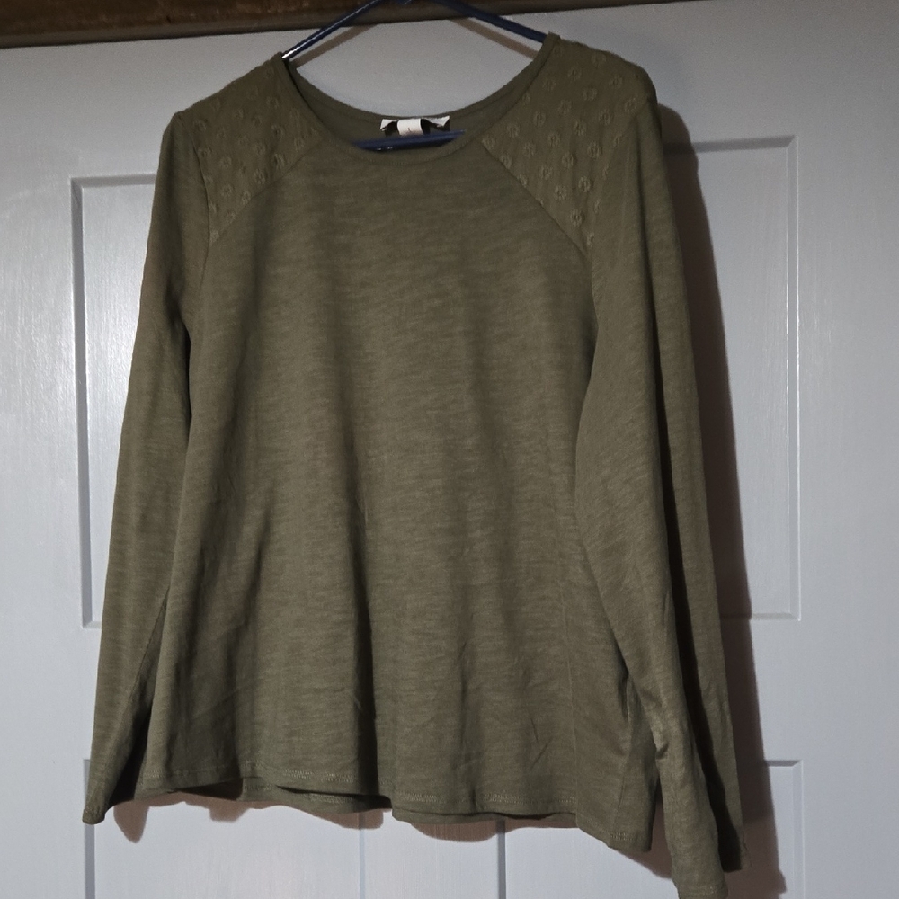 Nine West Sage Long Sleeve Women's Top